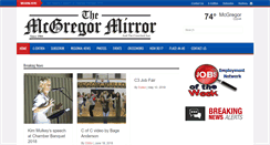 Desktop Screenshot of mcgregormirror.com